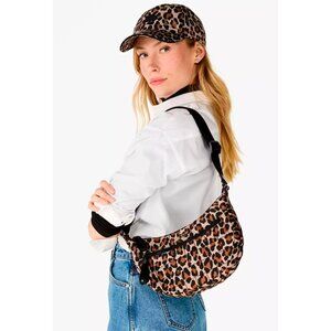 S Kate Spade Camden Quilted Large Leopard Sling Bag KH407 Leopardo PurseNWT $299